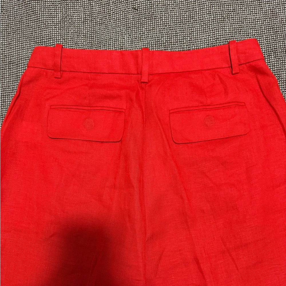 J. Crew Women's Bold Wide Leg Linen Pants - Picture 3 of 6